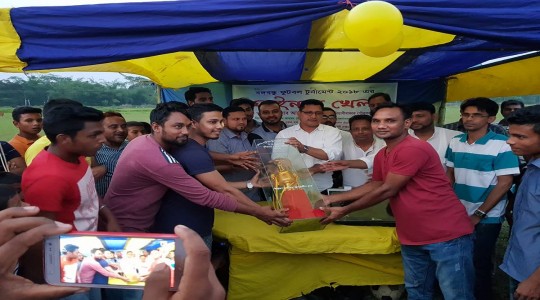Final match of Bangobndhu Cup Football Tournament
Organised by Friendship Club Sreedhora. 16.04.2018